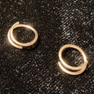 Two pairs of Tiny Twists earrings